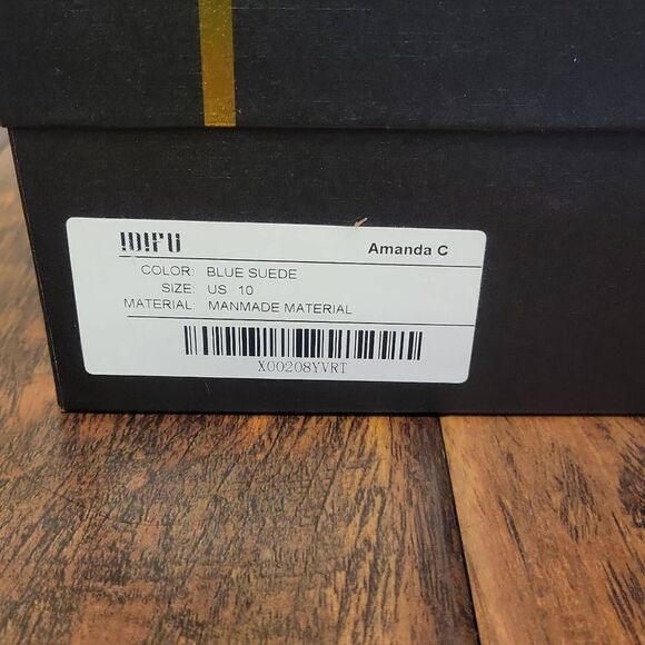 IDIFU Suede Pointed Toe Heeled Booties - Picture 3 of 13